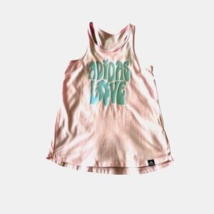 Adidas Girls Tank‎ Top Graphic Shirt S ( 7/8) *NWT